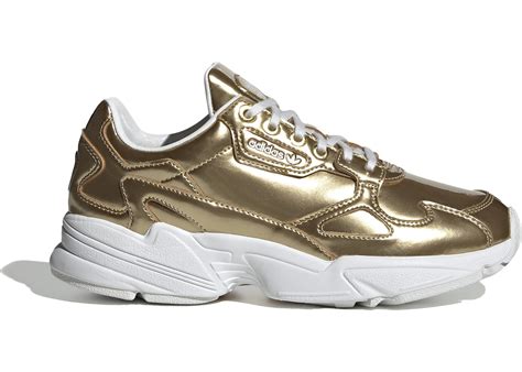 adidas Falcon Gold Metallic Crystal White (Women's) 